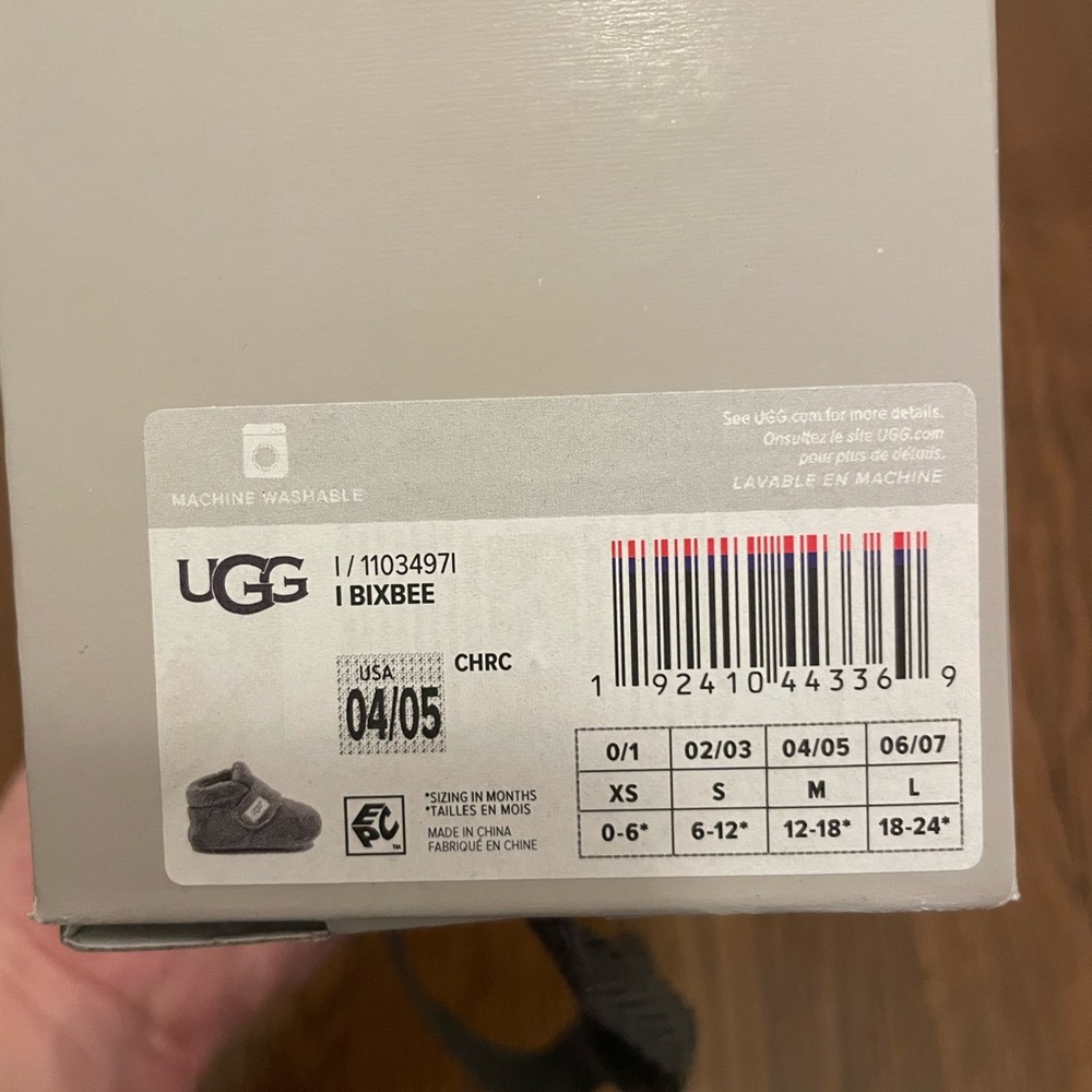 Ugg Bixbee Bootie charcoal size 4/5